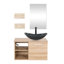 Ensemble de meuble-lavabo mural simple 28 po Mereworth-717362985-717362976-714412500