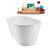 58.7'' x 29.5'' Soaking Acrylic Bathtub-95288580
