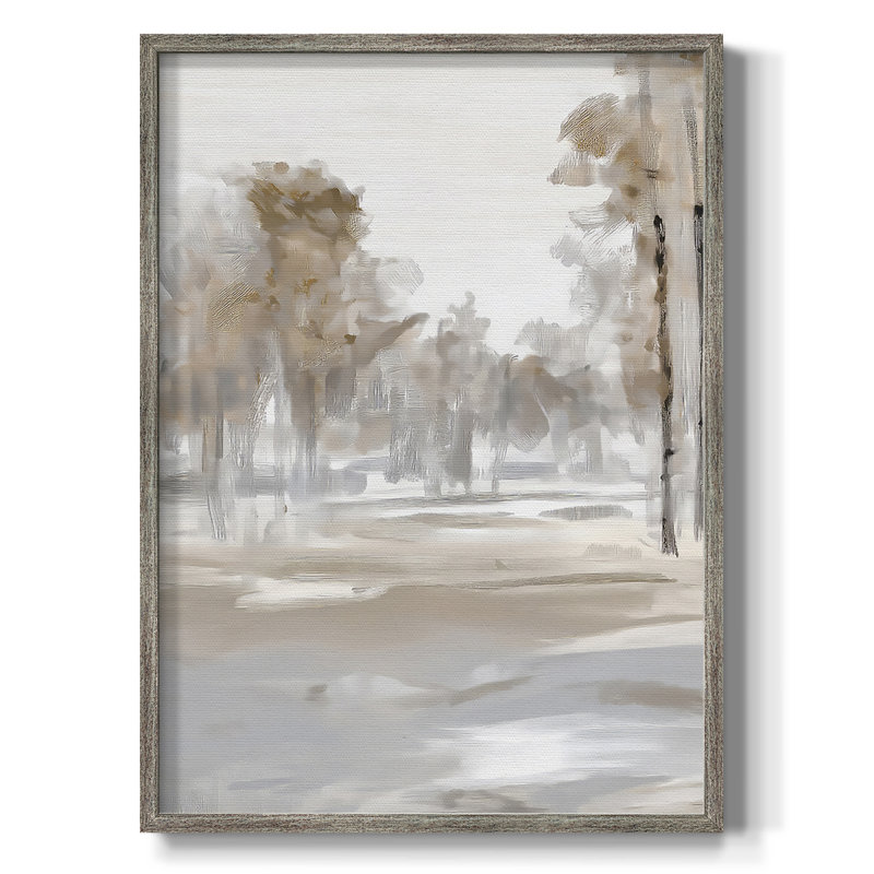Reproduction encadrée FLORAL Series DLV - bois massif, H 15 po x l 12 po