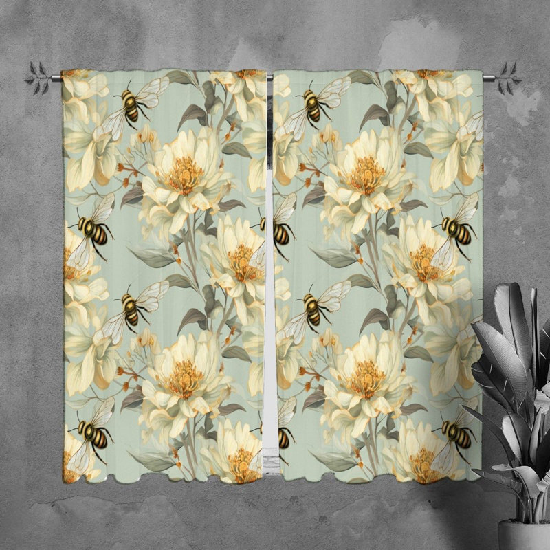 Aneida Room Darkening Curtain Pair, 40" W x 82" L