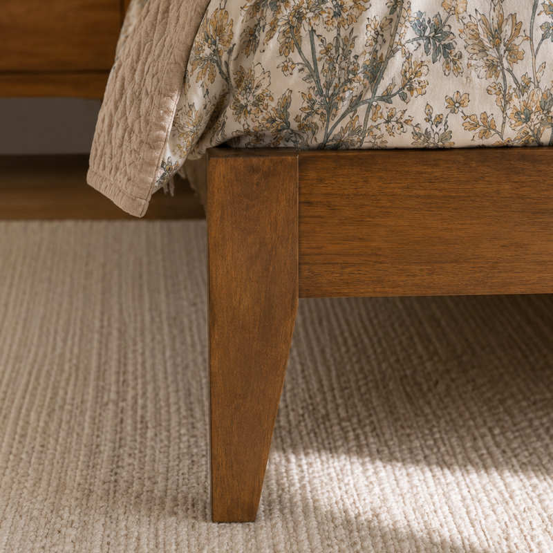 Tête de lit tapissier Knighten, King, Dark Walnut