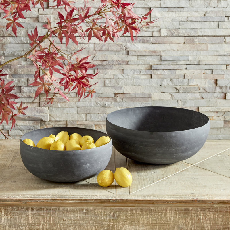 Metal Decorative Bowl Set