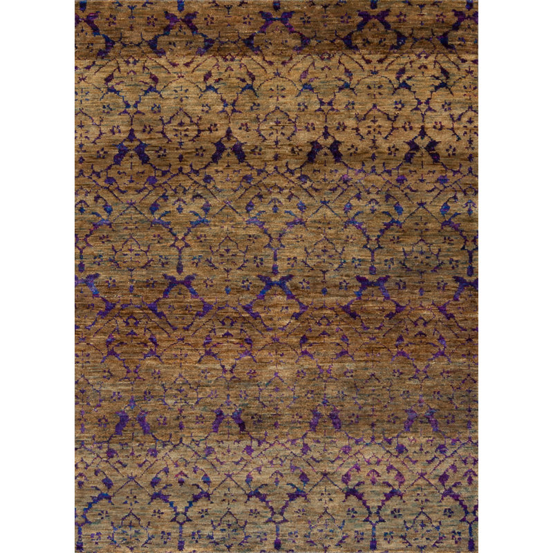 Seville Hand Knotted Area Rug, Rectangle 5' x 7'