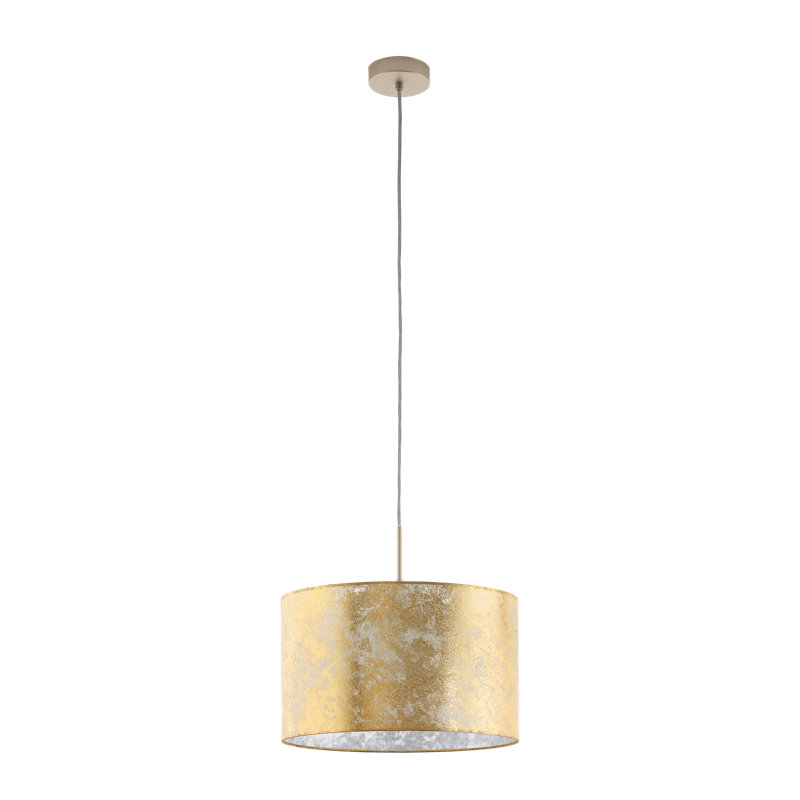 Adelyn 1 - Light Champagne Drum Pendant