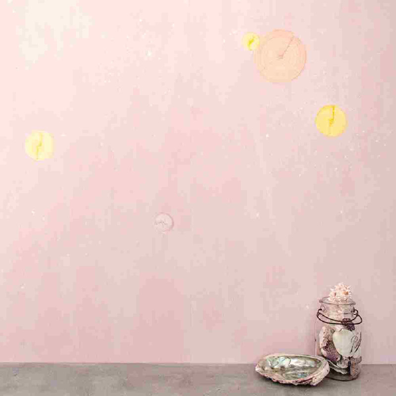Ta Metéora Wallpaper, 26" W x 108" L, Peachy Pink
