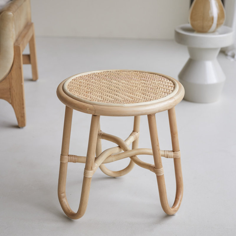 Lina 40cm W Bamboo / Rattan Bedside Table