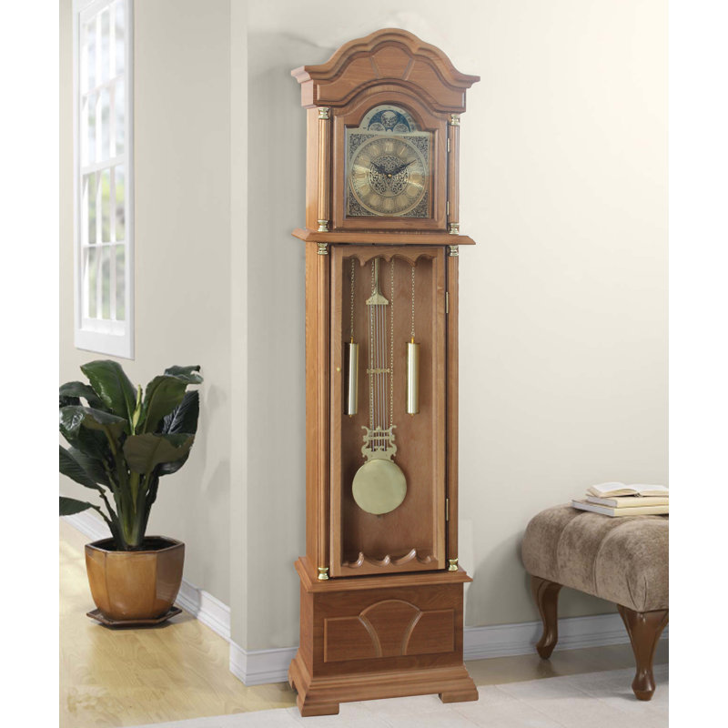 181.1cm Wood Grandfather Clock