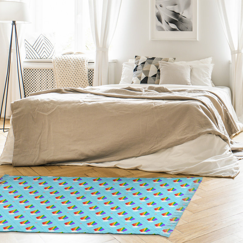 Tapis décoratif à broches Argyle, non