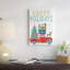 «Holiday on Wheels Series: Happy Holidays II» par Michael Mullan, reproduction d'art textuel sur toile-72454909-72454906-72454907