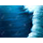 Impression de vagues sur toile