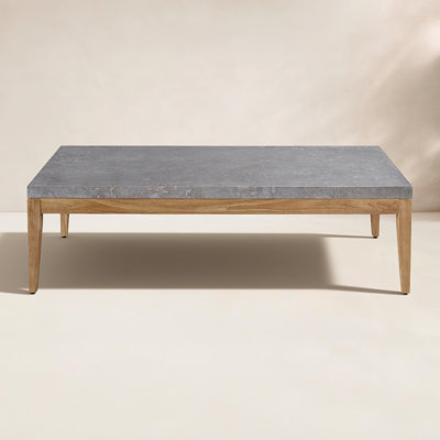 56'' Stone Outdoor Coffee Table