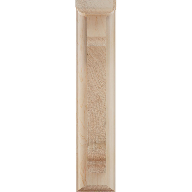 Support en bois Thompson, Érable, H 12 po x l 2,5 po x P 8 po