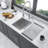 13 Inch Single Bowl Undermount Sink - Stainless Steel 304, And Cleanable, X-Shaped Drain, With Drying Rack & Installation Guide 18 Gauge, Surface, Drain For Easy Cleaning,