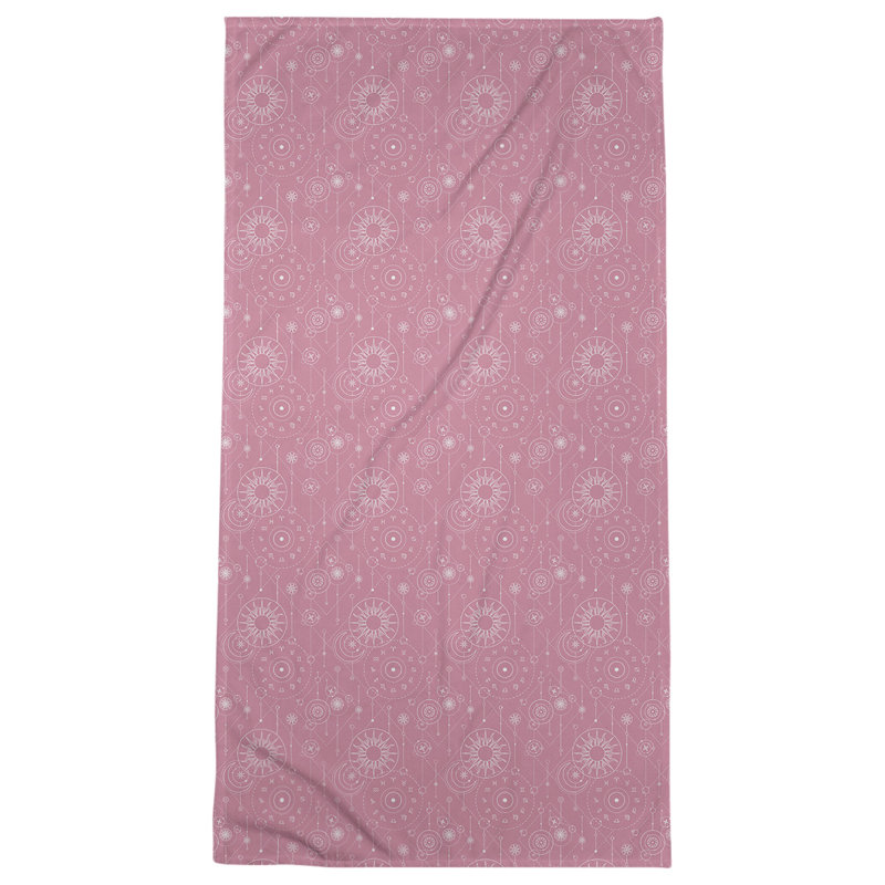 Serviette de plage Katelyn Elizabeth, Rose
