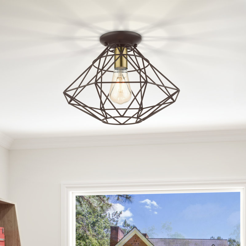 Chandini Flush Mount, Bronze