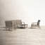 Adina Teak Premium All-Weather Wicker 5 - Person Patio Conversation Sets