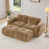 Velours brun clair