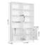 Kirklyn 73" H Standard Storage Bookcase with Doors and 8 Open Shelves, Modern Wood Organizer-101055692