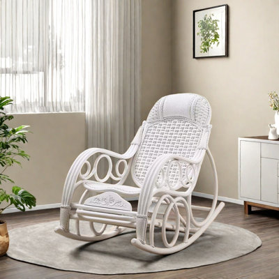 Elegant rattan armchair