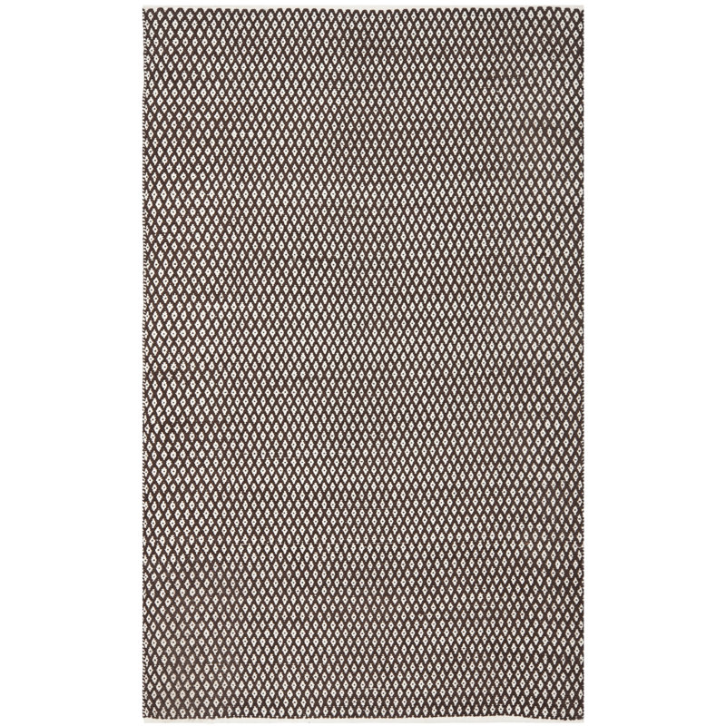 Mckenna Geometric Cotton Hand Woven Area Rug, Rectangle 152 x 244 cm