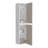 High Two-Door Wall Cabinet With Interior Shelf Vertical Storage