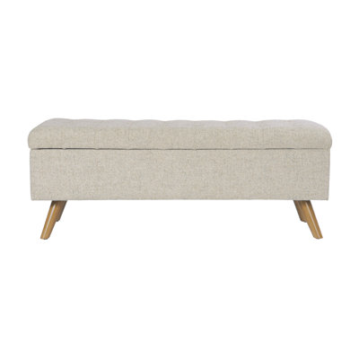 Ataru Upholstered Flip Top Storage Bench