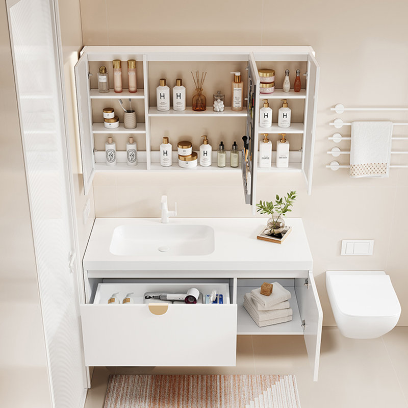 French light luxury style bathroom cabinet