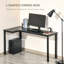 Barkell L-Shaped Metal Base Executive Desk