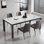 Modern simple home rectangular dining table sets