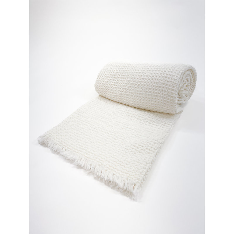 Blanket, White, 68" x 68"