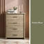 32"W 4-Drawer Chest With Silver Handles-143191153