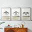 LANDSCAPES Series LXV III - Impression personnalisée de qualité supérieure avec passe-partout - 3 pièces-358020651-358020650