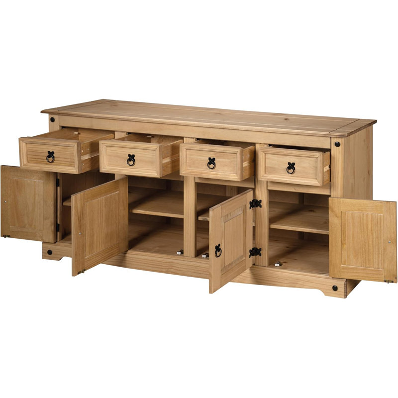 Aticus 164cm Solid Wood Sideboard