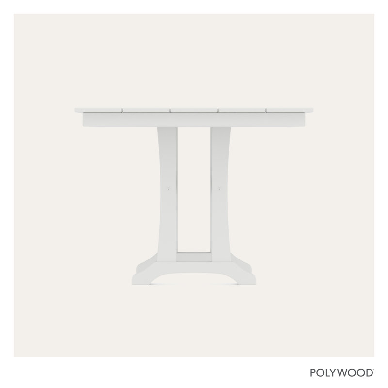Farmhouse Trestle Dining Table, White