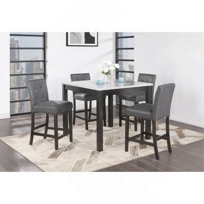 Bar Table And 4 Bar Stools
