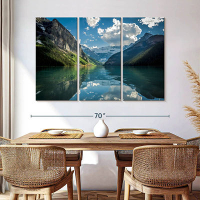 Alvord Lake Louise, reflet du ciel