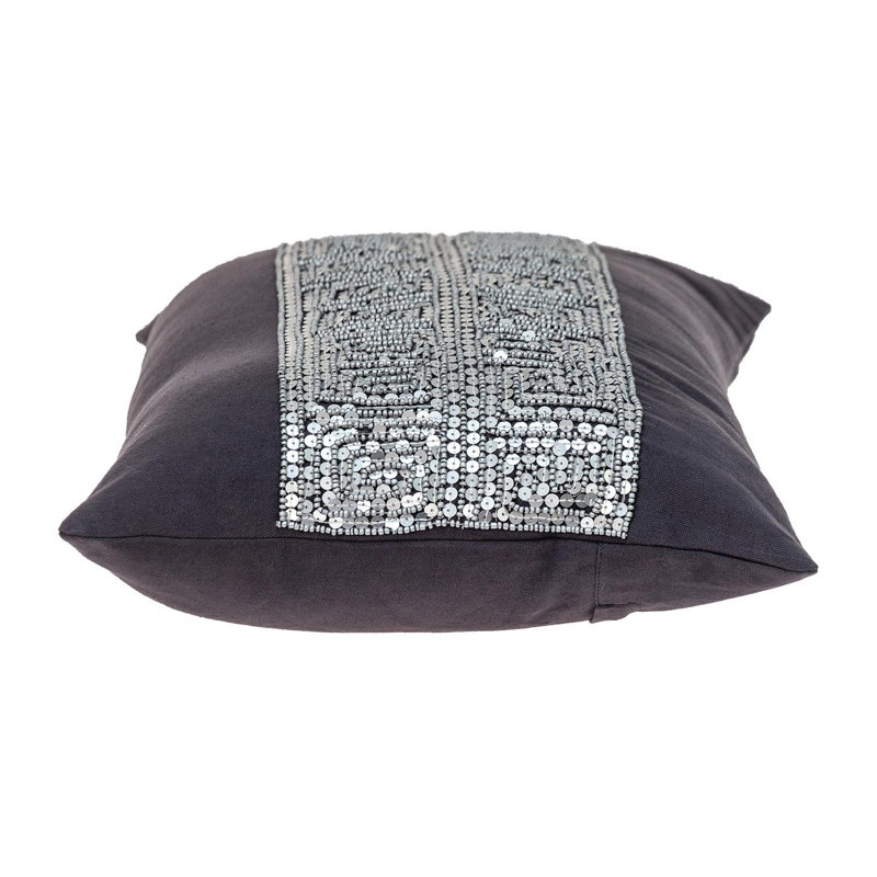 Coussin Parkland Collection Misty, Gris/argent