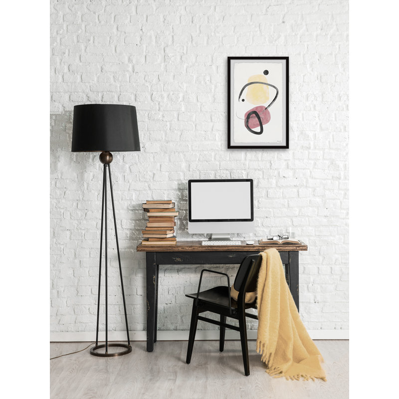 Red Patch - Single Picture Frame Painting, 30 cm H x 20 cm W