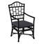 Chippendale Upholstered Arm Chair-1252848224-1220169749