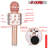 5 Core Microphone Wireless Karaoke Mic With Speaker 3 in 1 Portable Bluetooth Microfono Inalambrico