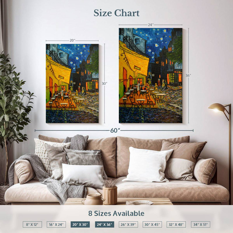 Sireci Cafe, 36" H x 24" W