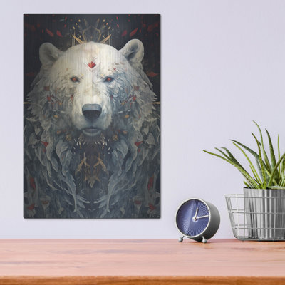 Millwood Pines 'Ice Spirit' by Momart Metal Wall Art