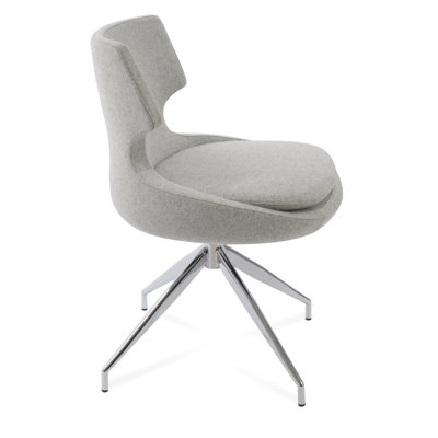 Patara Spider Swivel Chair in Wool