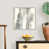 White Floater Framed