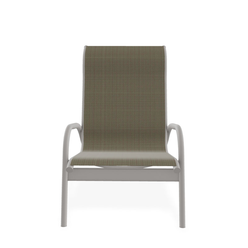Chaise de jardin Gardenella, Tweed Sunbrella® brun, Gris chaleureux