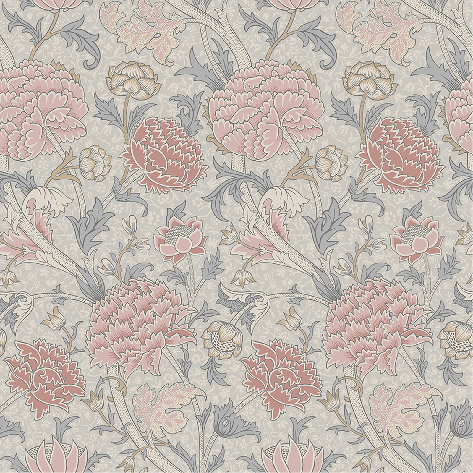 Floral Wallpaper, Pink
