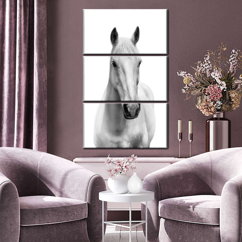 Cheval 3 pièces, H 45 po x l 28 po x P 1,25 po