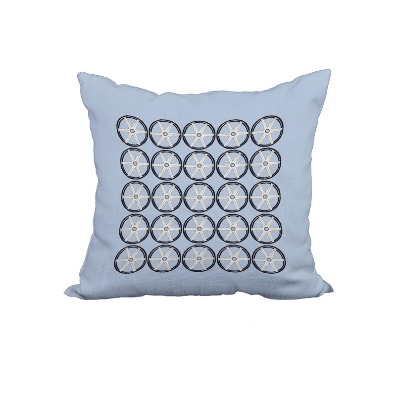 Housse de coussin et insert Nautical Geo, 18 po x 18 po, Bleu