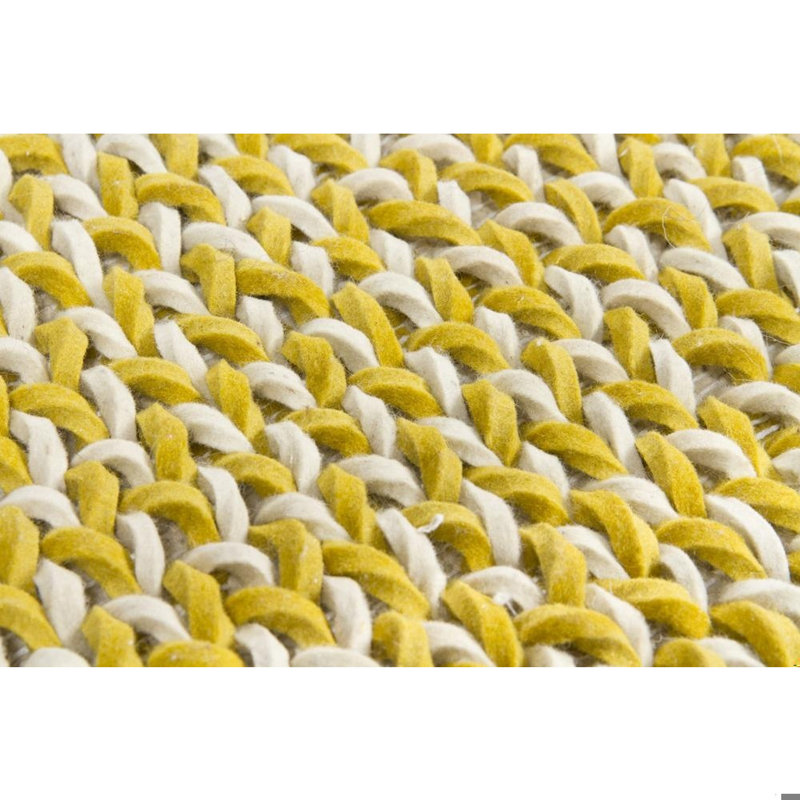 Milano Zigzag Rug, Yellow, Rectangle 5' x 7'6"