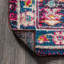 Tapis multicolore / mauve à motif floral Boho-733375328